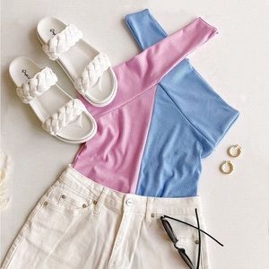 Pink/Blue Bodysuit